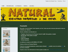 Tablet Screenshot of naturalturismoactivo.com